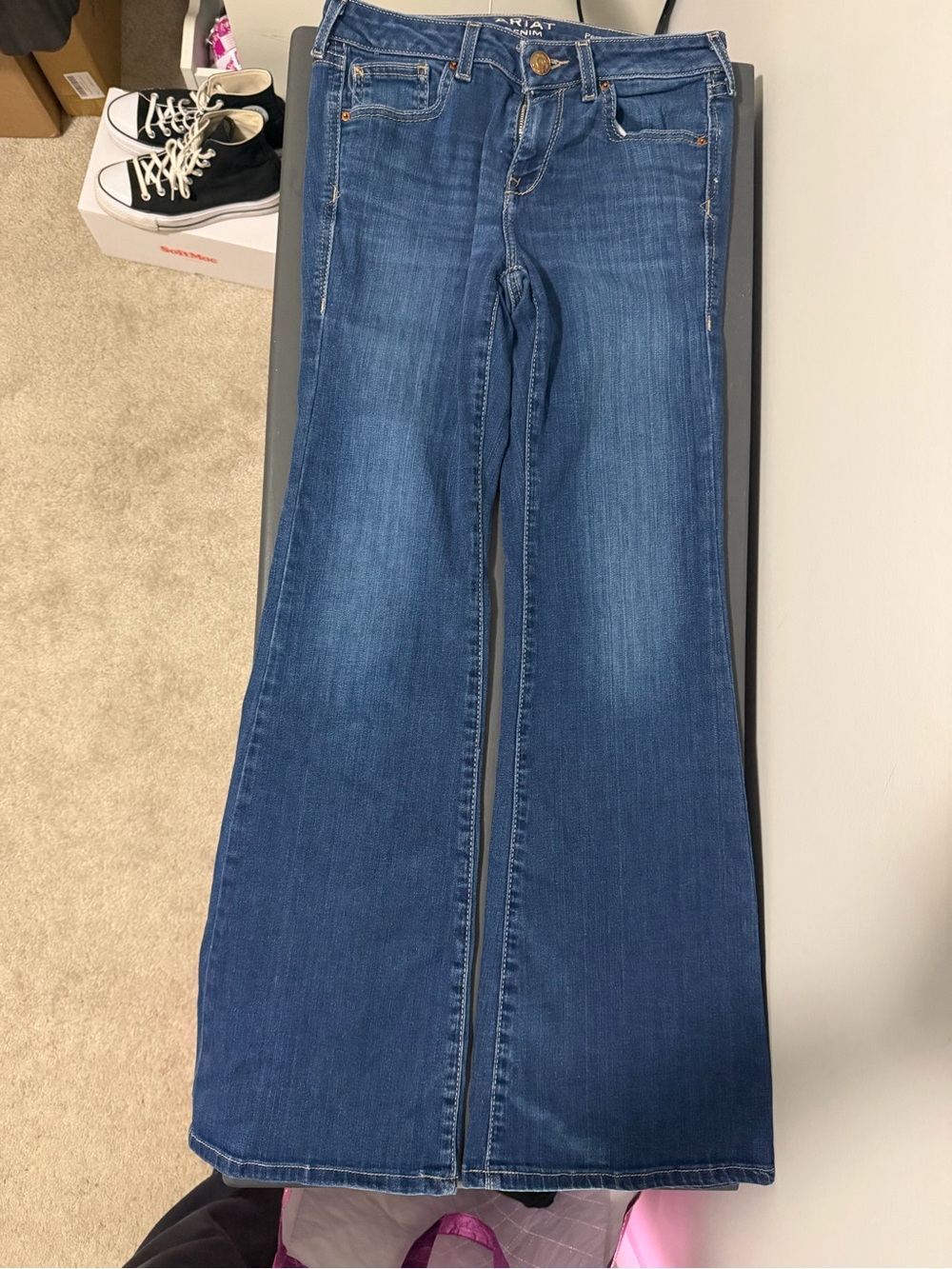 Ariat Women's Medium Blue Flare Denim Jeans